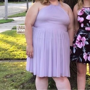 Light purple hoco dress only worn once